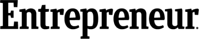 The logotype for the media company and magazine Entrepreneur. 